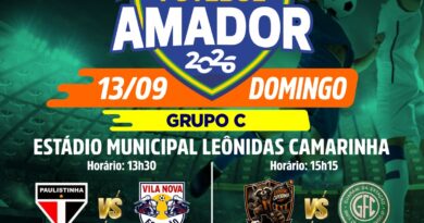Campeonato Amador de Santa Cruz do Rio Pardo tem 2ª rodada neste domingo